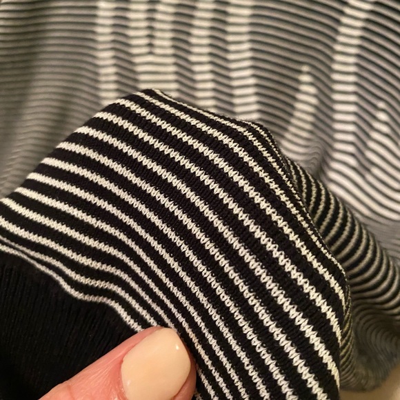 S/M Alexander McQueen MCQ striped logo sweater - Picture 9 of 12